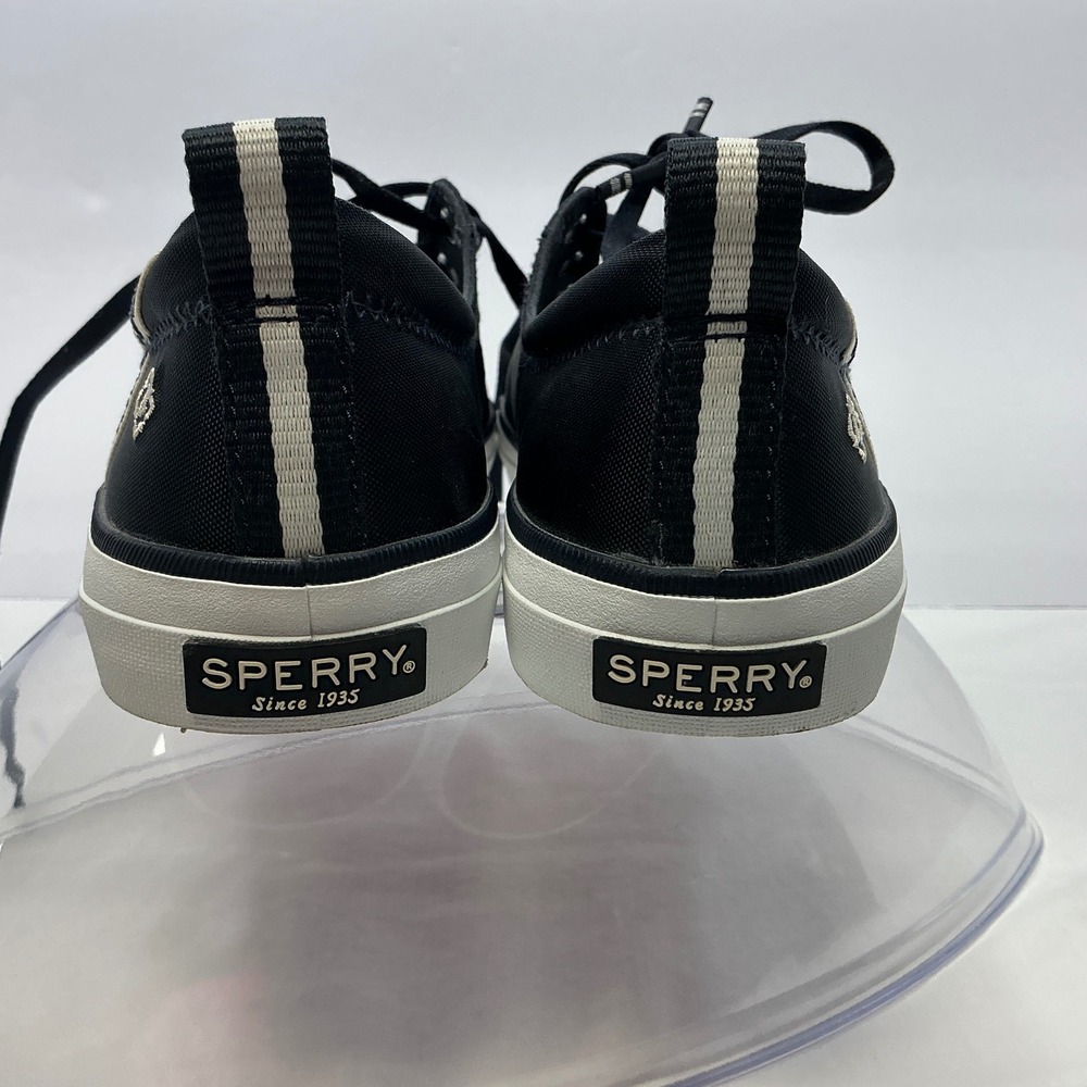 Sperry BIONIC Crest Vibe Canvas Sneakers Casual Comfort‎ Shoes Black Womens 7 - Picture 5 of 11